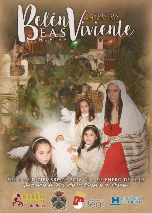 Cartel de la 49 Edición del belén Viviente de Beas