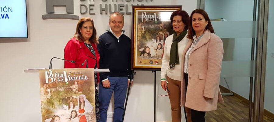 Presentación del cartel de la 49 Edición del Belén Viviente de Beas en la Diputación de Huelva
